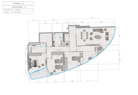 Orchid Towers Phase 1: Plan Type 2-Tower A