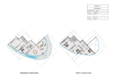Orchid Towers Phase 1: Plan Type 1-Tower A