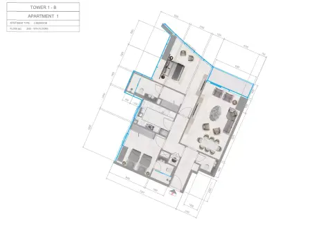 Orchid Towers Phase 1: Plan Type 1-Tower B