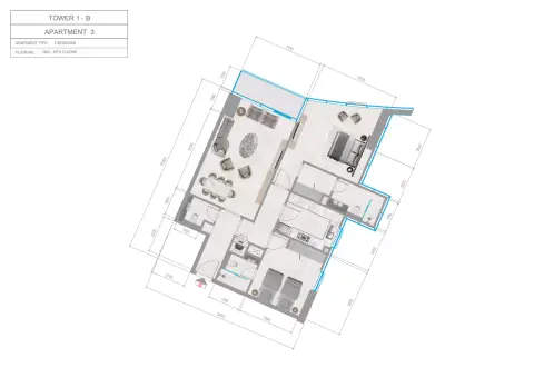 Orchid Towers Phase 1: Plan Type 3-Tower B