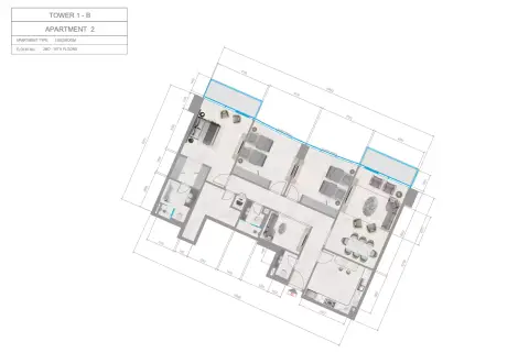 Orchid Towers Phase 1: Plan Type 2-Tower B