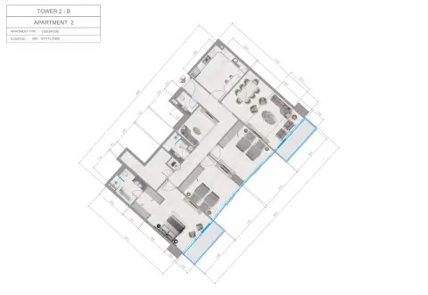 Orchid Towers Phase 1: Plan Type 1-Tower B