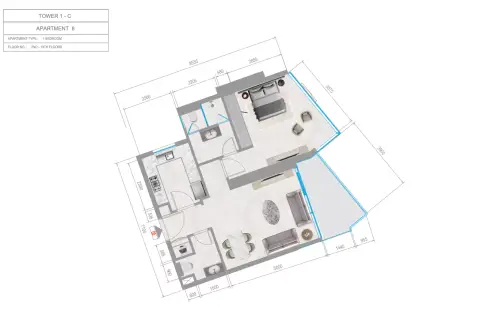 Orchid Towers Phase 1: Plan Type 5-Tower C