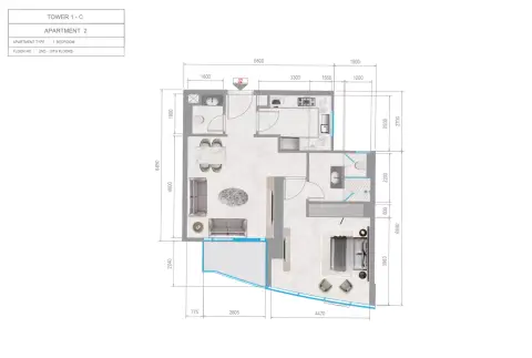 Orchid Towers Phase 1: Plan Type 3-Tower C