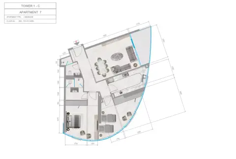 Orchid Towers Phase 1: Plan Type 3-Tower C