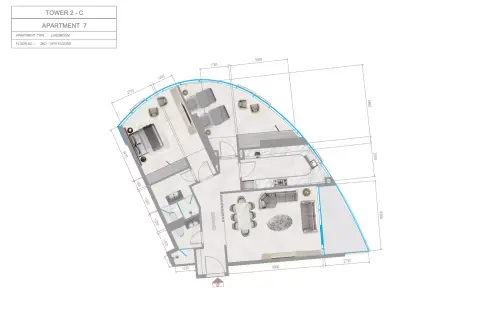 Orchid Towers Phase 1: Plan Type 6-Tower C