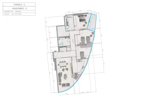 Orchid Towers Phase 1: Plan Type 3-Tower C