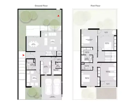 Arada Masaar 3: Floor plan Townhoues Middle, 2,559 sq ft