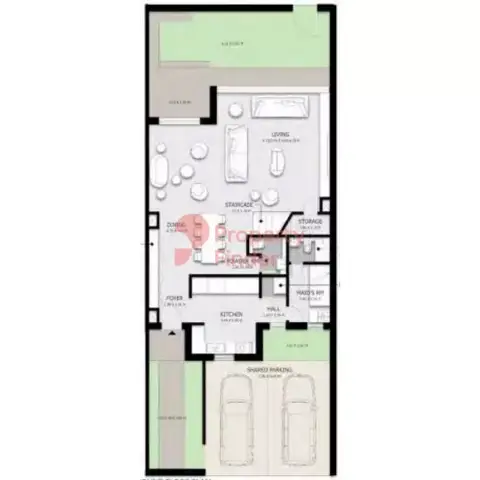 Hayyan: Floor plan Type B2-11, 2,946 sq ft