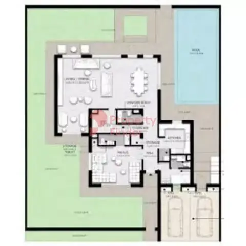Hayyan: Floor plan Type V1-01, 3,933 sq ft