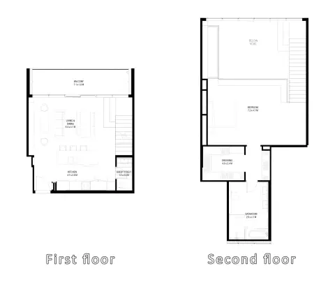 IL Teatro: Floor plan Type A, 1,784 sq ft