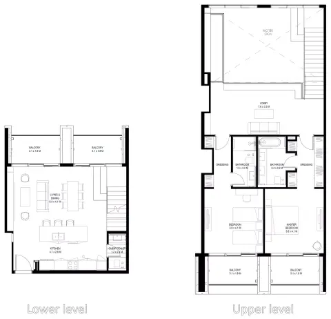 IL Teatro: Floor plan Type F, 2,246 sq ft