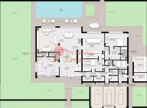 أريم فلل وتاون هاوس: مخطط الطابق Type A, 10,218 sq ft