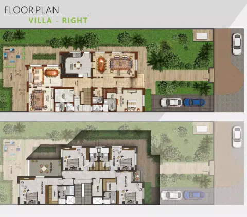 Sharjah Garden City: Планировка Type 1, 5,002 sq ft