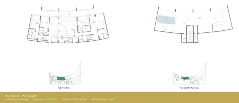 Anantara Sharjah Residences: Планировка Type 2, 7,479 sq ft