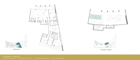 Anantara Sharjah Residences: Планировка Type 3, 8,450 sq ft