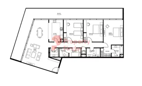 Nesba Phase 2: Floor plan Type B, 2,169 sq ft