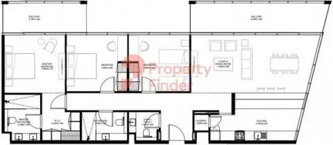 The Gate Phase 2: Floor plan Type A-2, 1,746 sq ft