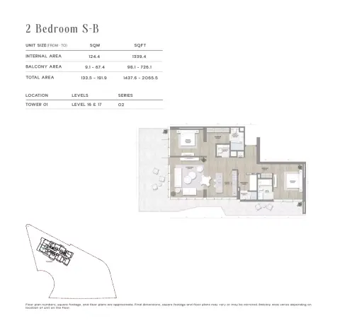 Skai: Floor plan Type S-B, 1,438 sq ft