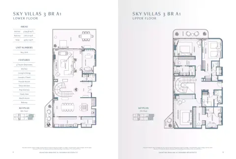 Anantara Mina: Type A1, 4,516 sq ft 户型图