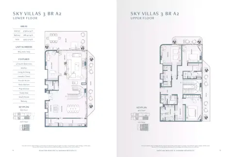 Anantara Mina: Type A2, 4,925 sq ft 户型图