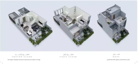 Danah Bay: फ़्लोर प्लान Type A, 230 sq ft