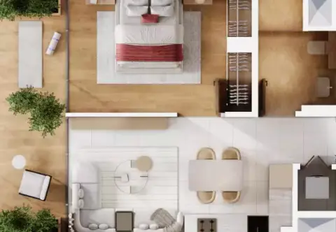 Arthouse Residences: Планировка Type 1, 685 sq ft