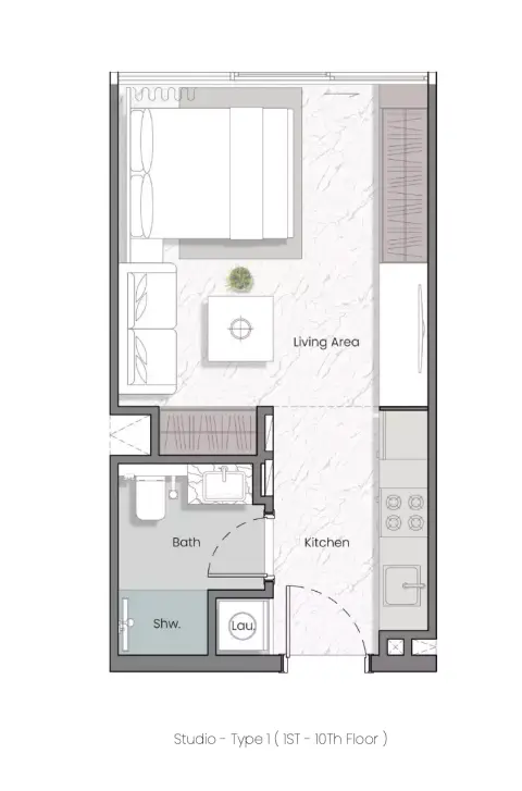 Manta Bay: Floor plan Type 1