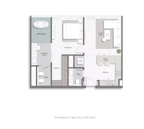 Manta Bay: Floor plan Type 1