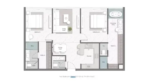 Manta Bay: Floor plan Type 1
