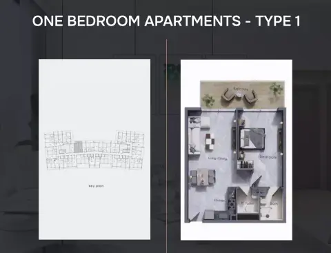Astra Residences: फ़्लोर प्लान Type 1