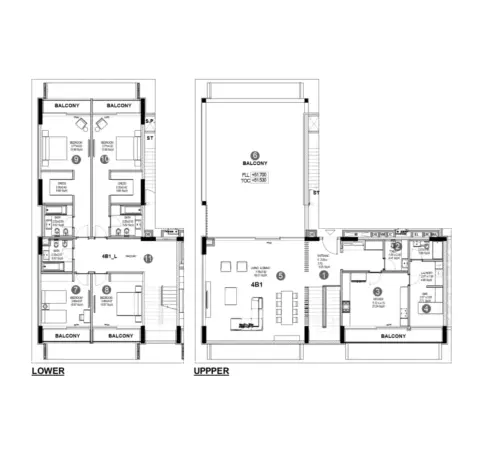 Sealine Residence: Type A 户型图