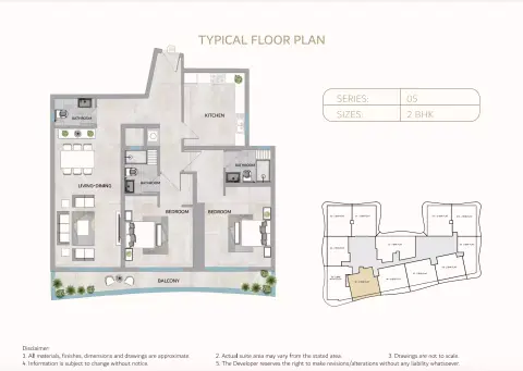 One 678 Residences: Floor plan Type 05