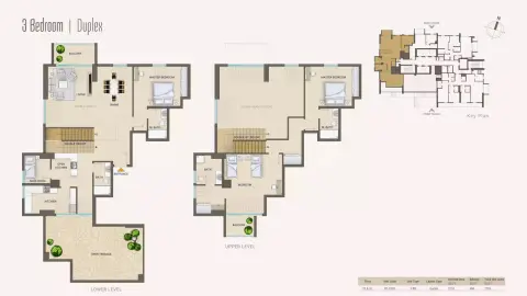 Nexara Tower: Floor plan Type A, 2,709 sq ft
