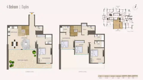 Nexara Tower: Floor plan Type A, 2,485 sq ft