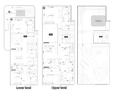 Villa del DIVOS: Floor plan Type D, 6,429 sq ft