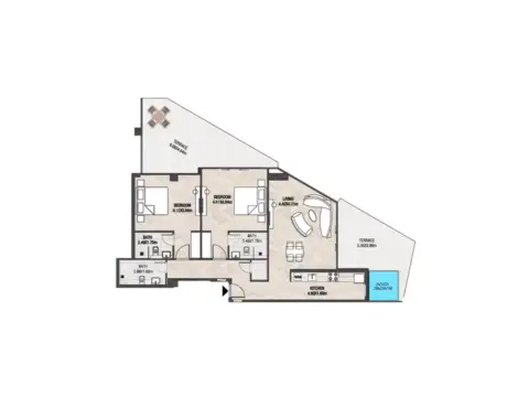 Trinity Arjan: Plan Type E, 1,380 sq ft