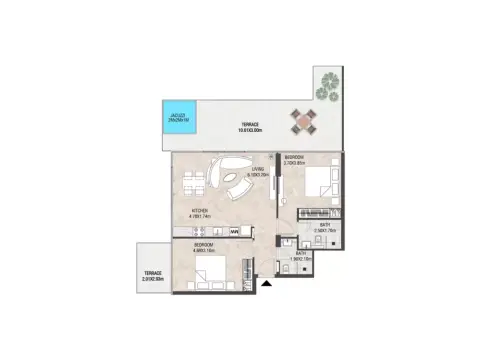 Trinity Arjan: Plan Type C, 1,350 sq ft