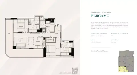 Livel Residenza: Floor plan Bergamo, 1,299 sq ft
