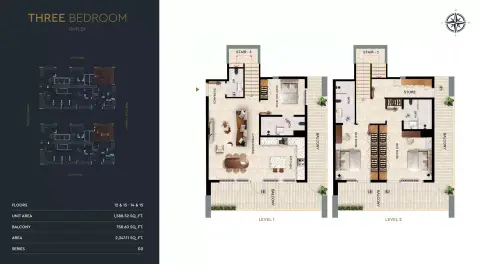 Kingdom Gate: Floor plan Type D, 2,347 sq ft