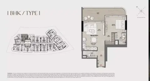 Rabdan Gate: Floor plan Type 1