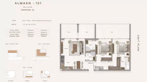 Almaan 101: Floor plan Type 02, 1,426 sq ft