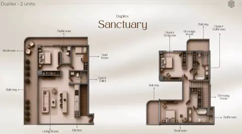 Beverly Crown: Floor plan Type Sanctuary, 2,321 sq ft