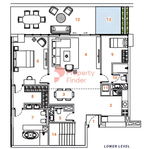 The Orchard Place: Plattegrond Type 4, 2,624 sq ft