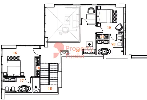 The Orchard Place: Plattegrond Type 4, 2,500 sq ft