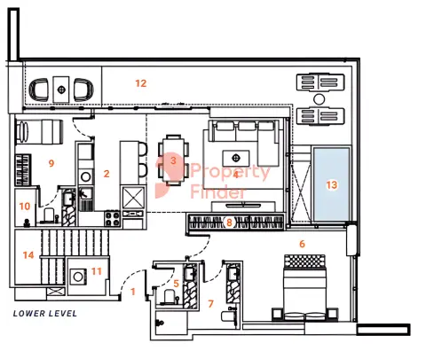 The Orchard Place: Plattegrond Type 2, 2,092 sq ft