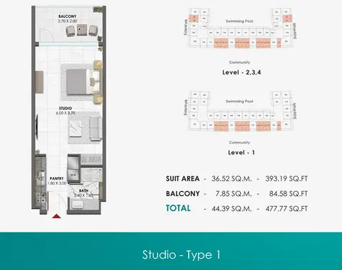 Waref Residences: Foto 5 van 23