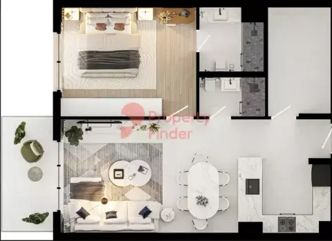 H3: Floor plan Type A, 1,524 sq ft