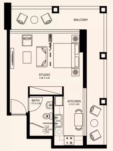 Elegance: Floor plan Type A