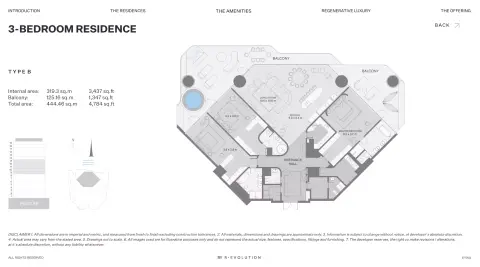 Eywa The Tree of Life: Type B, 4,784 sq ft 户型图